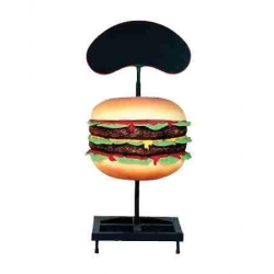 Hamburger reklama 3d Gastronomia 